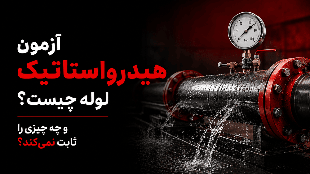 آزمون هیدرواستاتیک لوله چیست و چه چیزی را ثابت نمی‌کند؟